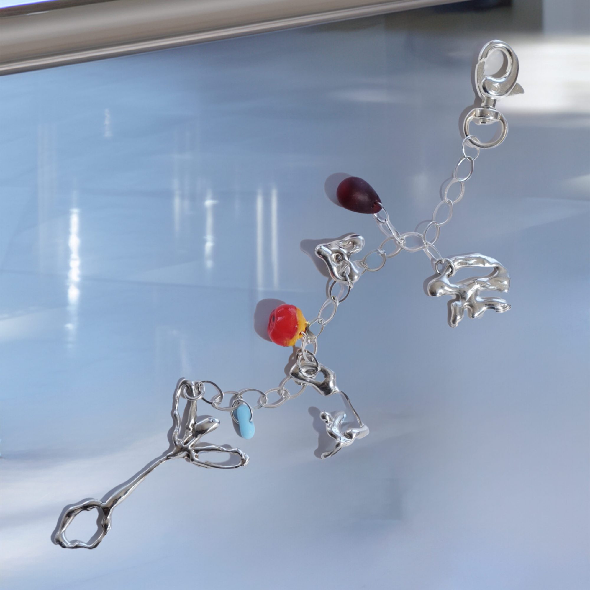 Bubble Wand Chain with Czech Beads